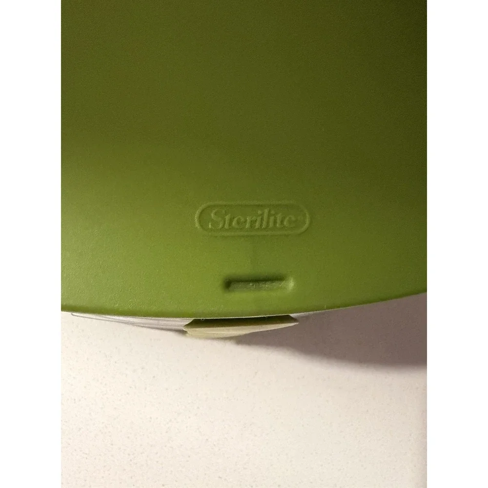 Mini STERILITE 3 Drawer Unit Plastic White B31 - Green